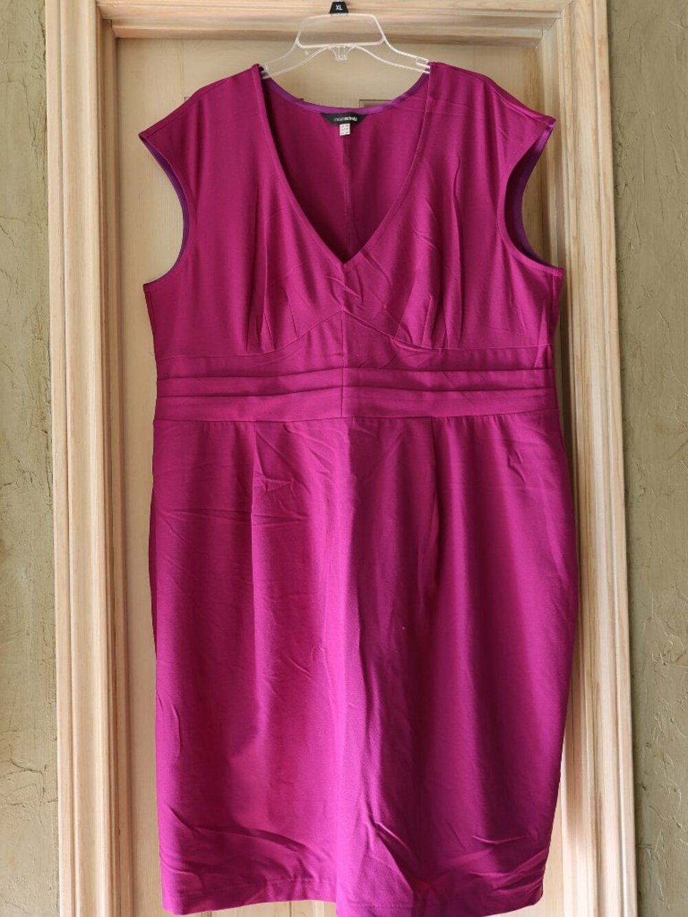 ANNA SCHOLZ Size 20 Rose Pink Sheath Dress